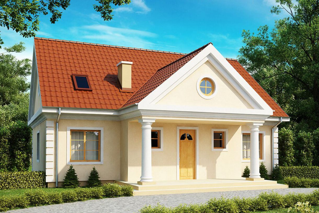 Дом из керамоблока с мансардой 185 м²